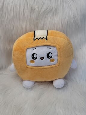 LANKYBOX Thicc Boxy Marshmallow Shape You Tube Animation Plush Plushie Toy